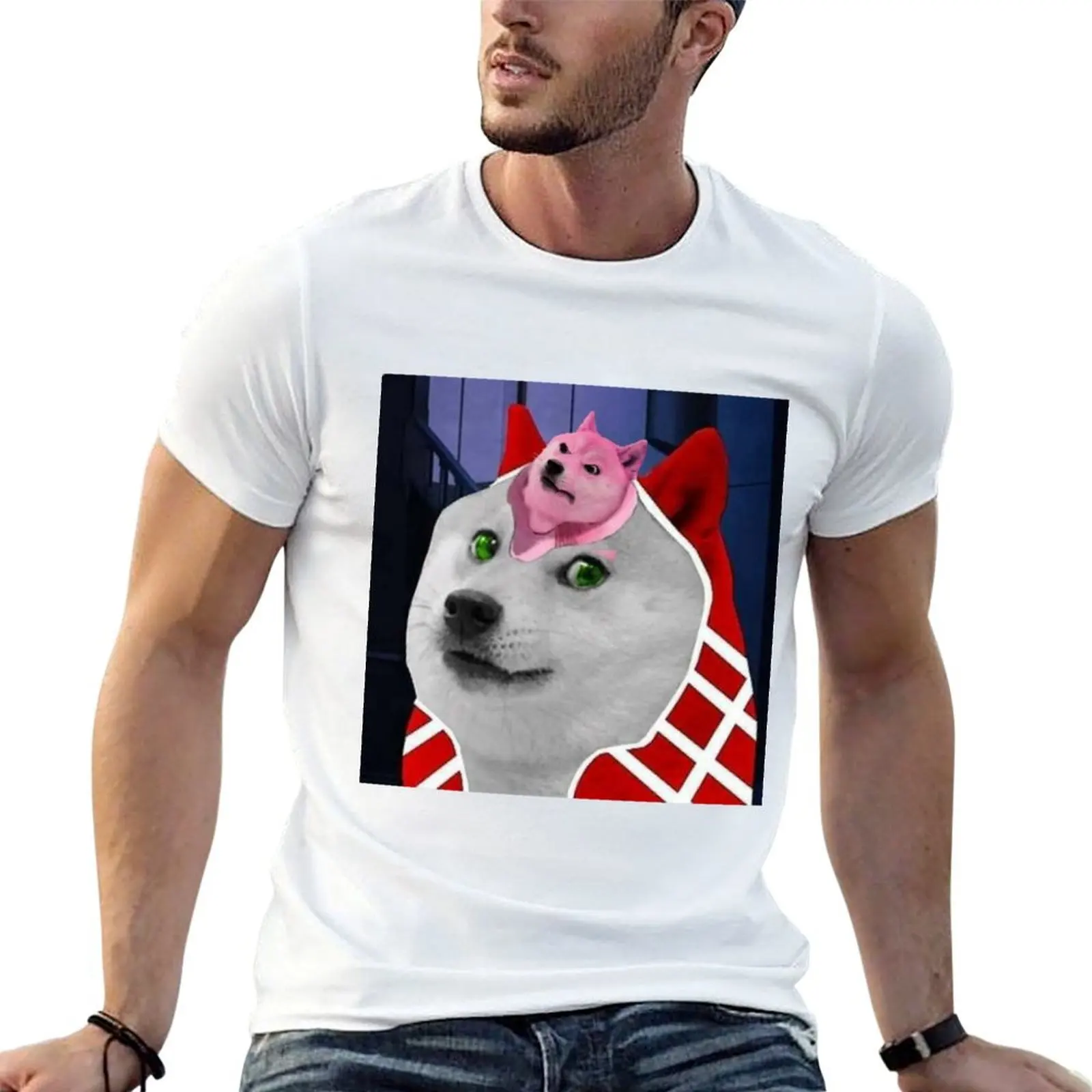 

King Crimson Doge T-Shirt t shirt man casual t shirt man luxury T-Shirt