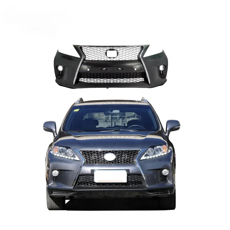 HAILED Car Front Face Body Kits Bumper F-sport Grille for Lexus RX270 RX350 RX450H 2013 2014 2015 and Tuning for 2009-2012