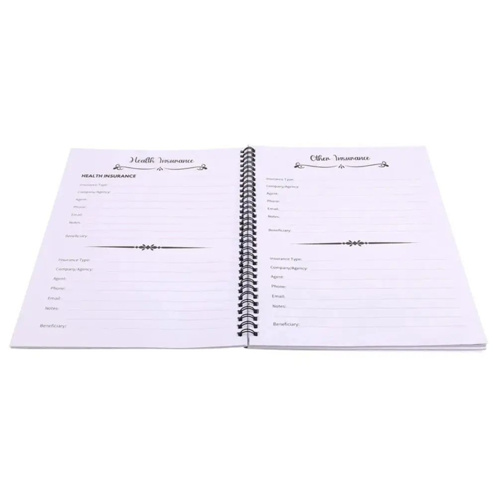 When I'M Gone End of Life Journal Planner Print Cover Workbook Guided Final Arrangements Writing Arrangement