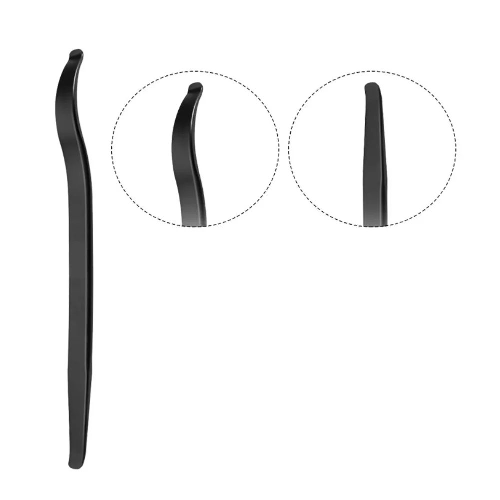 15 Inch Curved Tire Lever Tool with Rim Protector for Motorcycle and Tractor Tire Repair Maintenance Carbon Steel
