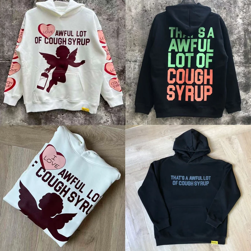 

Casual Loose THAT'S A AWFUL LOT OF COUGH SYRUP Hoodie Streetwear High Quality Hooded Sweatshirt Unisex