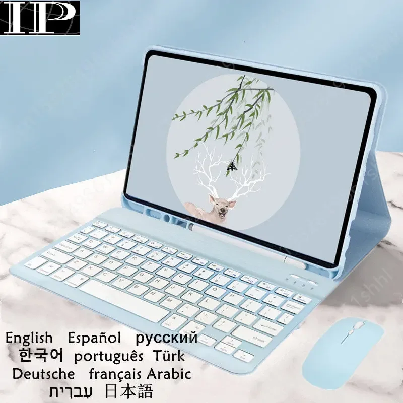 For iPad 10 Generation Case Keyboard Cover for iPad 10.9 10th 7 8 9 10.2 10.5 Air 5 4 3 2 1 9.7 11 inch Keyboard Case Teclado