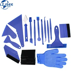 Car Wrapping Vinyl Tool Kit Window Film Tint Miniature Squeegee Auto Wrap Edge Trimming Stick Curves Slot Corner Installing Tool