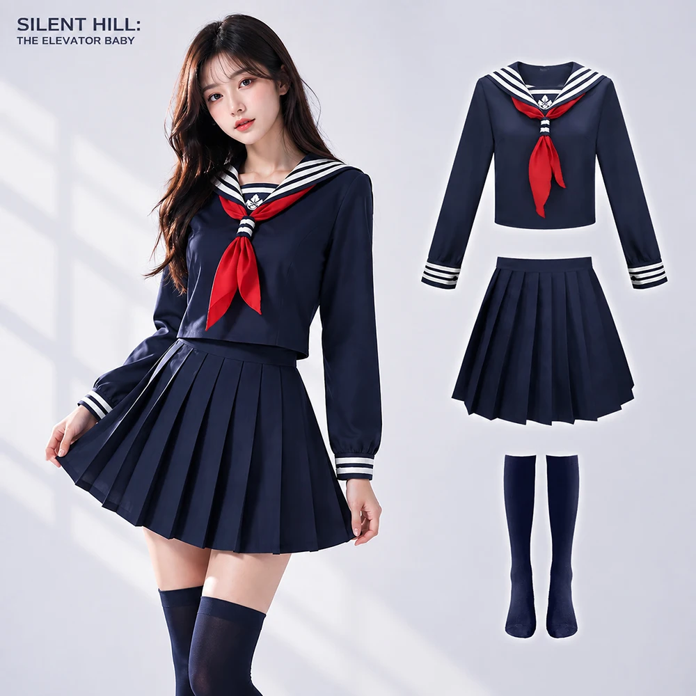 Pleated Skirt Women - Kostium cosplay z gry Silent Hill