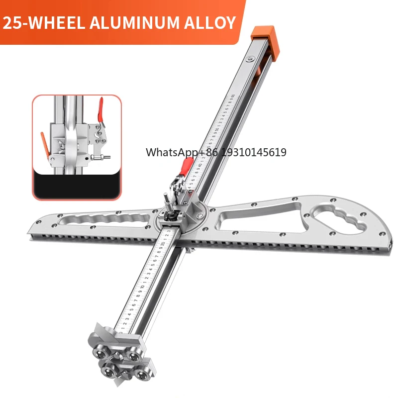 

Aluminum Alloy Drywall Cutting Tool, Push Type Dust-Free Fully Automatic Roller Cutter