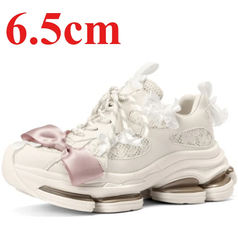 

Уличная модная женская обувь для папы на толстой подошве с галстуком-бабочкой, осенне-зимняя удобная модная повседневная обувь, увеличивающая рост