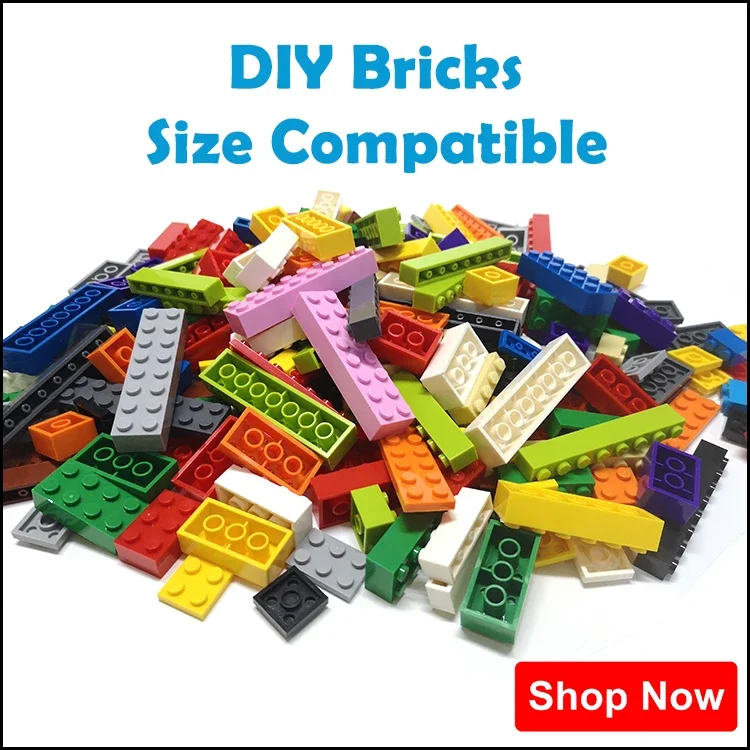 20pcs Thin 8x16 DIY Building Blocks Figures Bricks Dots 12Color Educational Creative Compatible With 92438 Toys for Children