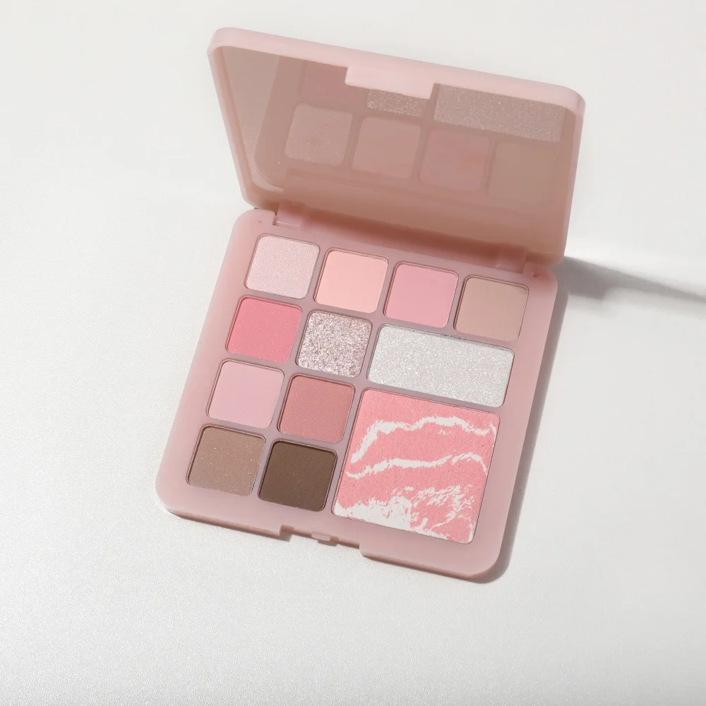 12색 방수 롱래스팅 멀티크롬 아이섀도우 쉬머 매트 고발색 아이섀도우 팔레트