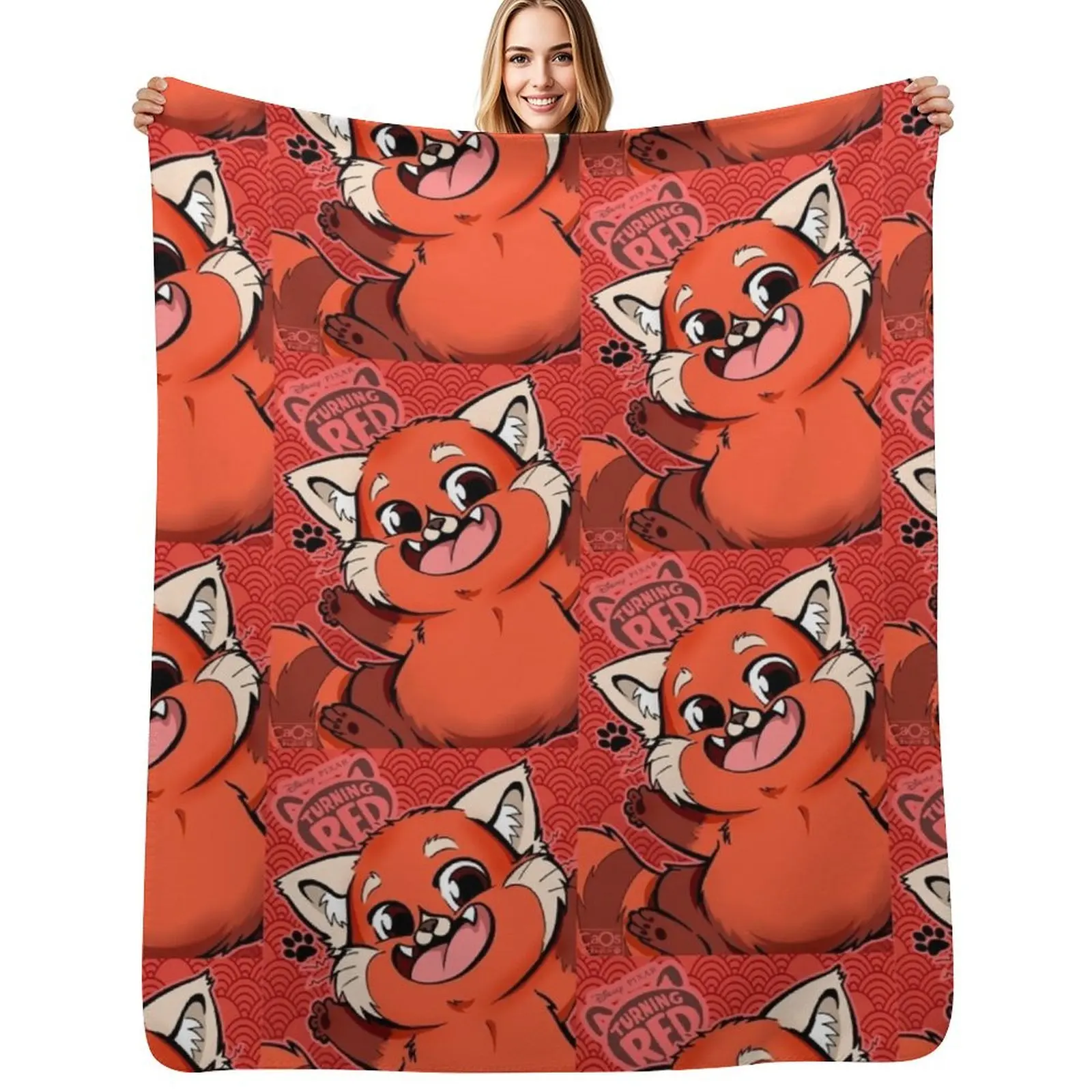 

TURNING RED FANART_CAOSDIBUJITOS Throw Blanket Thermal Extra Large Throw valentine gift ideas wednesday Blankets