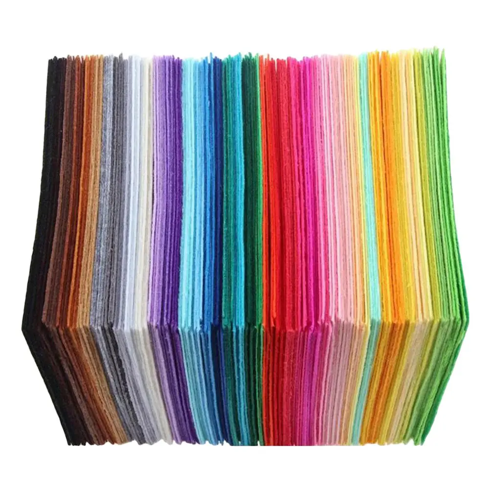 40Pcs 10x15cm Multicolor Nonwoven Fabric Sheets Premium Craft Felt Sheets for DIY Art Sewing Gluing Stapling Painting view 3