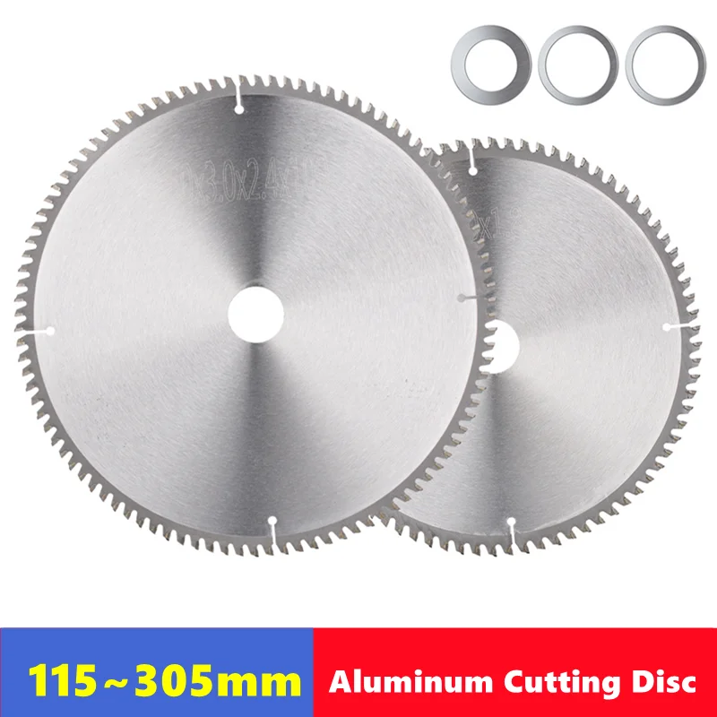 Aluminum specific circular saw blade 115/190/235/250/260/305mm for cutting aluminum, non-ferrous metals, hard alloy saw blades