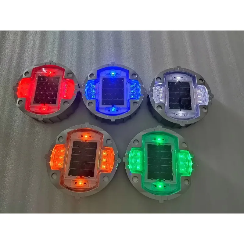 Solar Road Stud Cat Eyes Reflector Reflective Road Marker Flashing Parking Place Flasher Light LED