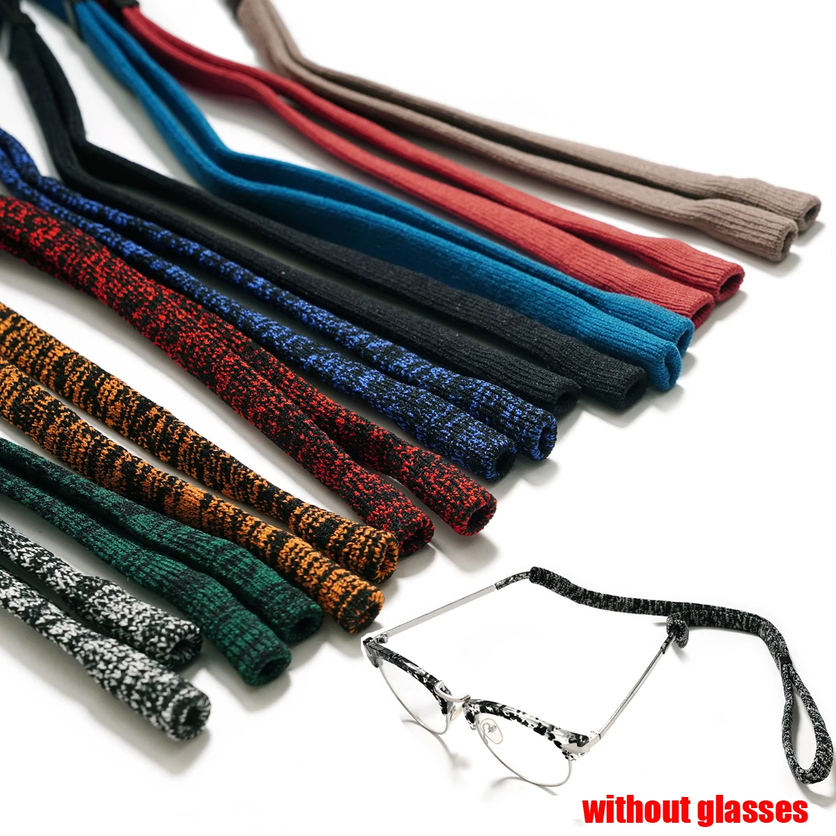 Antypoślizgowa lina do okularów unisex kobiety mężczyźni Outdoor Sports łańcuszek uchwyt na szyję liny do okularów elastyczny uchwyt na okulary przeciwsłoneczne akcesoria