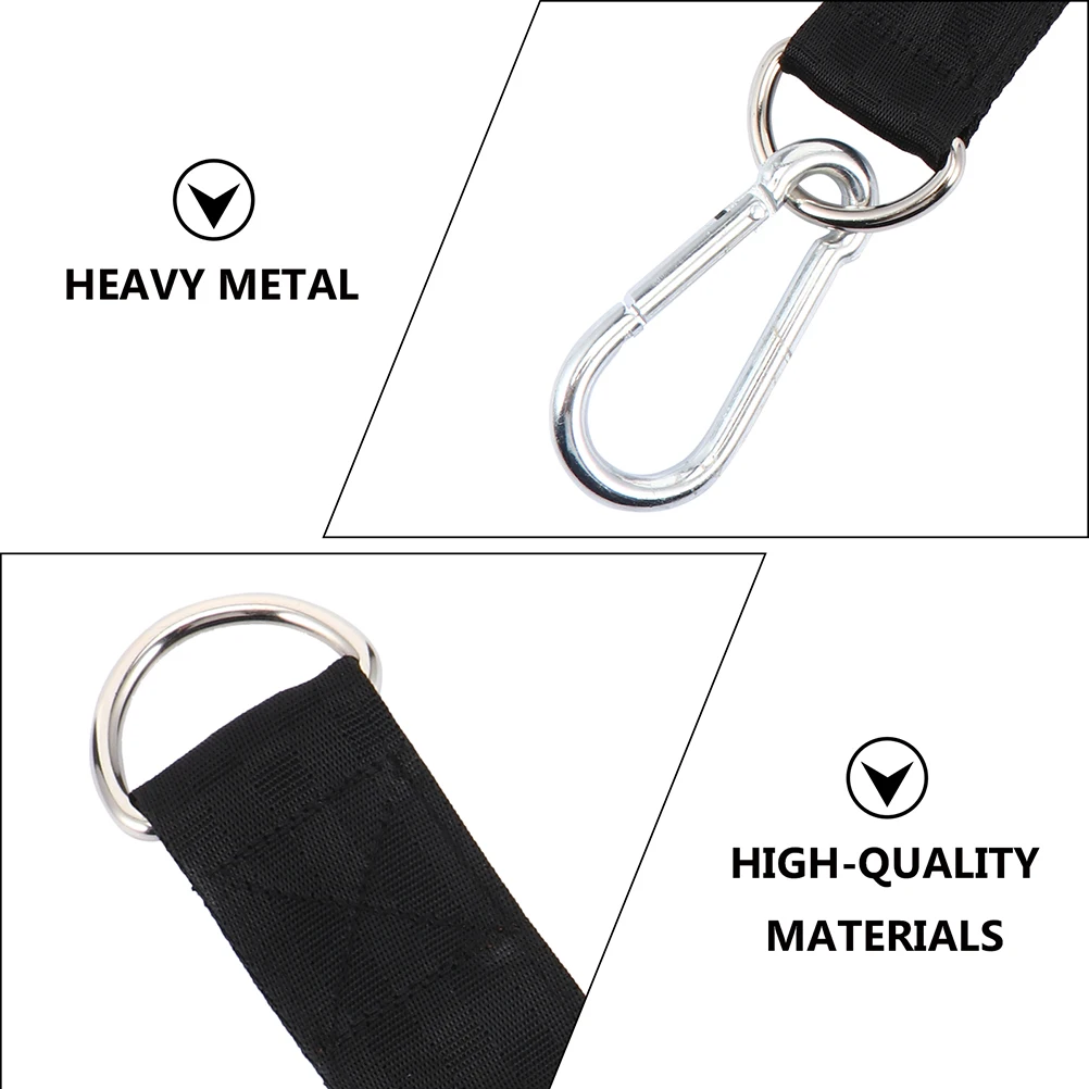

4 Pcs Arm Strength Training Straps Durable Use Wrist Exercise Home Gym Supplies Pull Up Assist Black Sling Fitness Tool Muscle