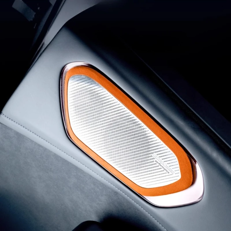 

For LYNK&CO 900 2025 Car door horn decorative sticker high-end suede interior automotive supplies