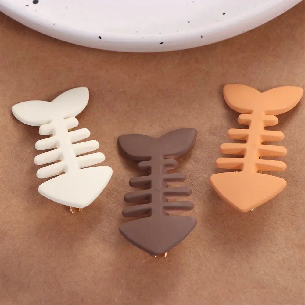 Cute Fish Bone Shape Sweet Hairpin Headwear Women Ornament Hair Clip Fashion Hair Accessories Simple Lovely