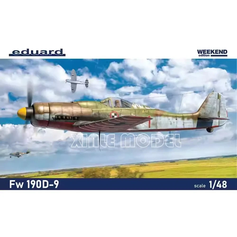 

Пластиковый сборный набор для сборки модели самолета Eduard 84102 Fw 190D-9 Weekend Edition 1/48
