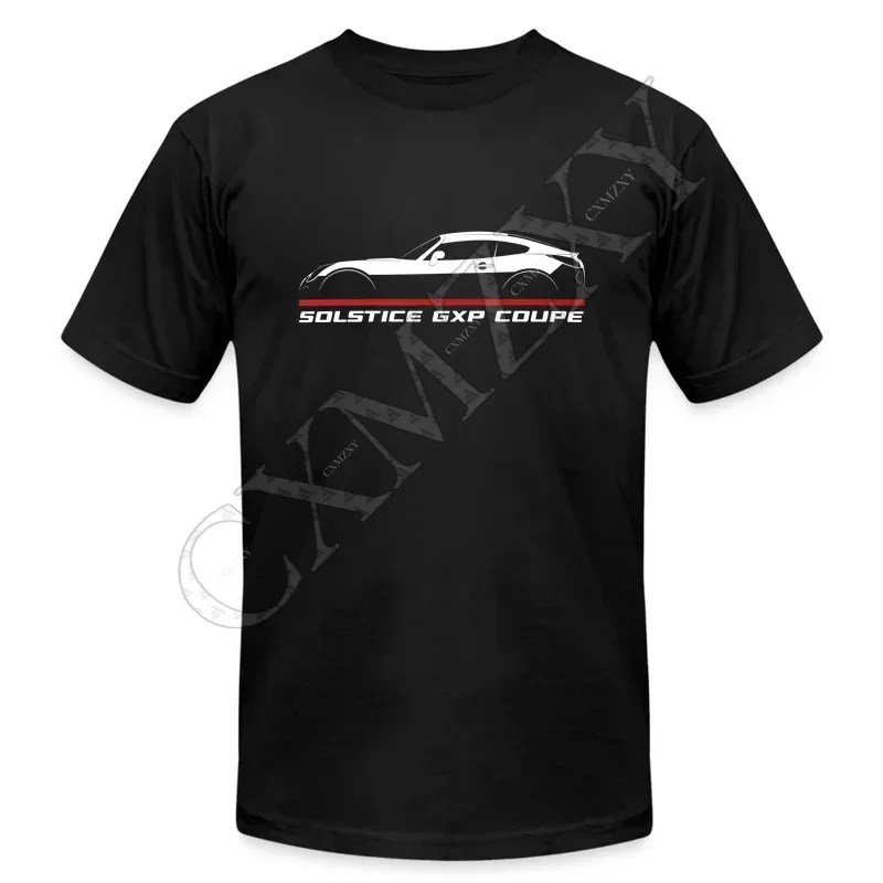 

2025 Men T Shirt Pontiac Solstice GXP Coupe 2009-2010 Enthusiast T-shirt Summer Short Sleeves 100% Cotton Streetwear S-3XL