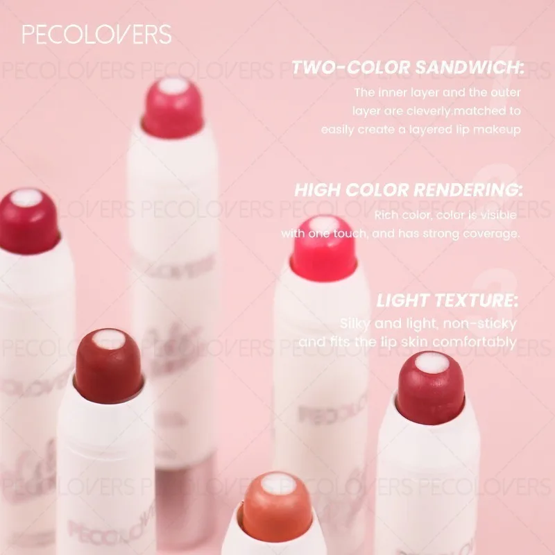リップライン リップスティック ペン、保湿リップグロス、乾燥しない、長持ち、ナチュラル、美しく魅力的な唇、リップ化粧品
