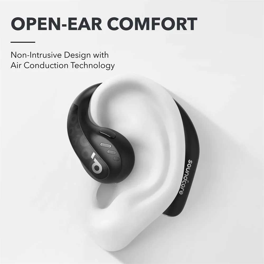 Soundcore AeroFit Pro Open-Ear Headphones Waterproof IPX5 46H Playtime Sports Wireless Headphones