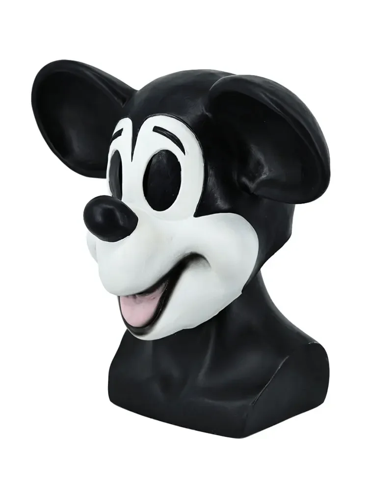 Cartoon Mouse Head Mask Cute Cosplay Mickey Mask Latex Animal Headcover Dress Up Masques Halloween Carnaval Mask Party Props