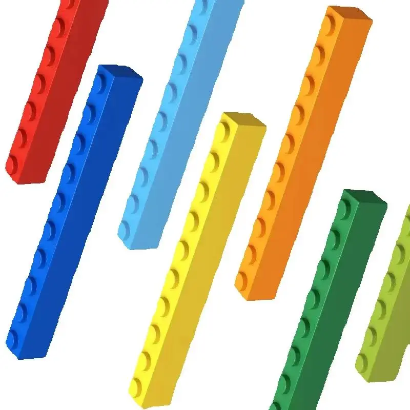20pcs 6111 Brick 1 x 10 Collections Bulk Modular GBC For Technical MOC Set DIY Compatible Sale Buildings Blocks Toys
