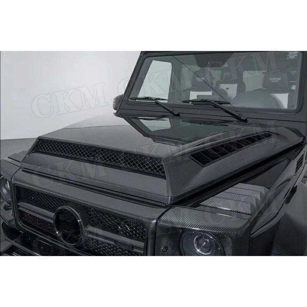 

Для Benz G-CLASS W463 G500 G550 G55 G63 AMG 2004-2017 обвесы из углеродного волокна, крышка капота двигателя Bannet, вентиляционное отверстие