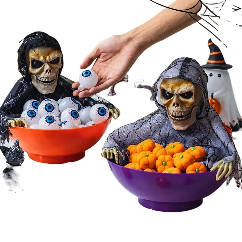 pumpkin bucket funny, candy plate props ornament activities, dress up scene arrangement