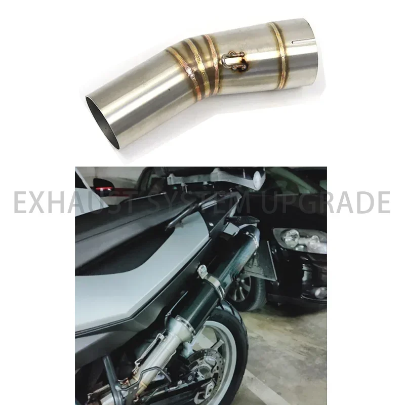 For BMW F800GS 2008-2017 F650GS 2008-2012 F700GS 2013-2017 F800 GS ADV 51mm Motorcycle Exhaust Muffler Middle Link Pipe