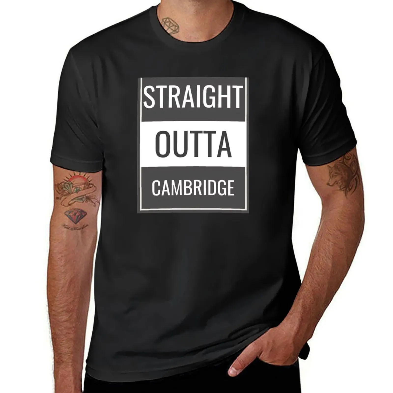 Straight Outta Cambridge T-Shirt customs design your own vintage clothes mens t shirts