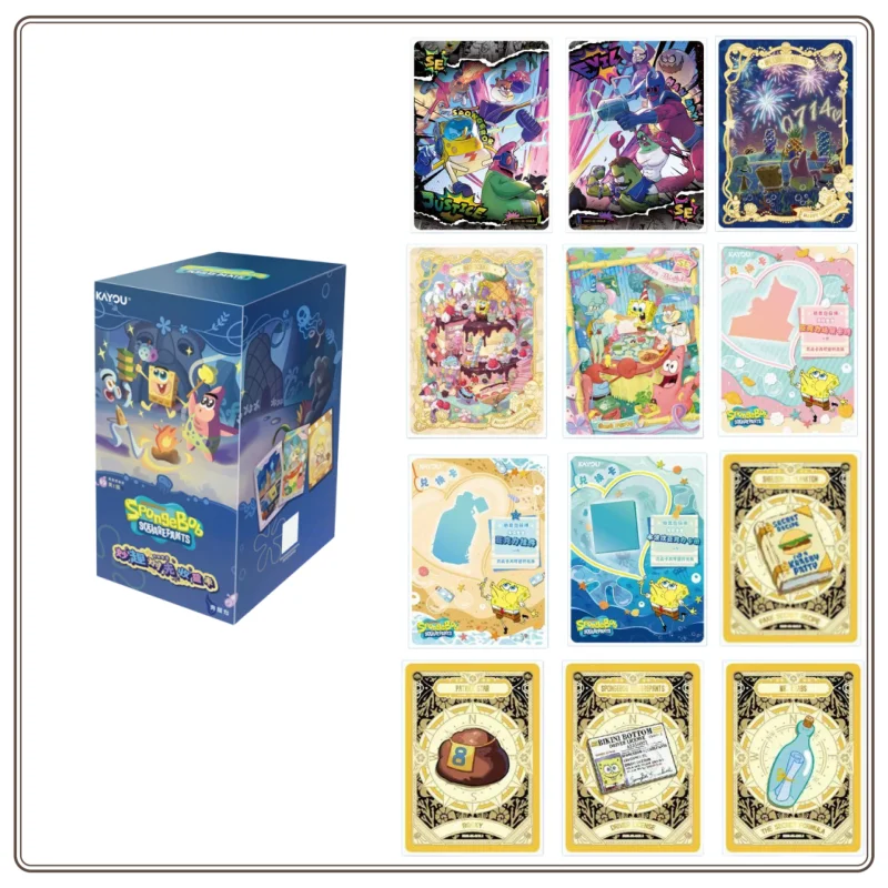 pacchetto-da-collezione-originale-kayou-spongebob-card-fun-times-volume-3-set-di-carte-rare-per-accessori-anime