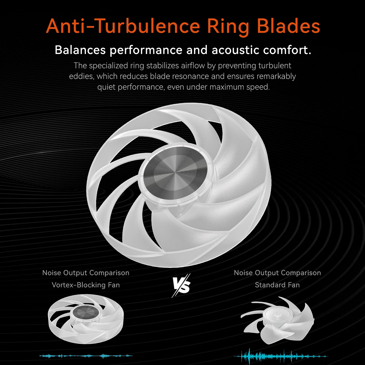 قطار الطاقة XGAMERX FD120 BK مراوح صامتة ARGB PWM محمل عودة الزيت الديناميكي مروحة كمبيوتر 120 مللي متر شفرة مروحة حلقة مضادة للتفسد 71.36CFM