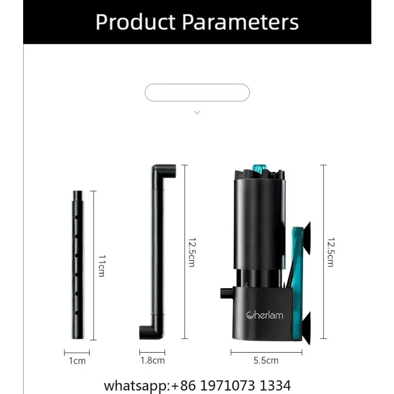 Fish Tank Electric Oil Film Remover Artifact Water Surface Mini Oil Film Processor Oxygenation Mute Circulation Filter view 5