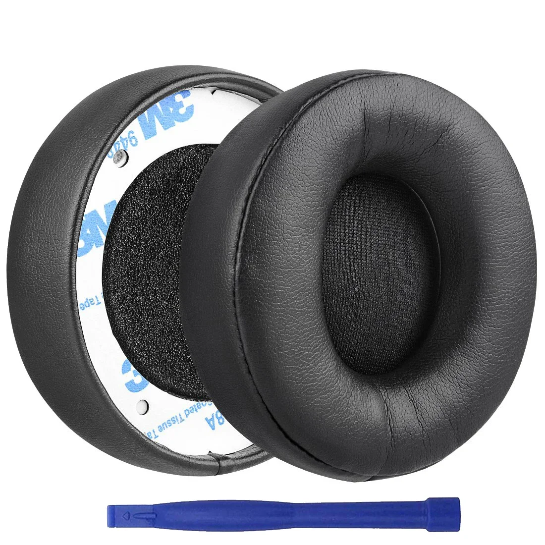 Almohadillas de repuesto de proteínas, almohadillas de cuero para los oídos, funda para tazas, piezas de reparación para auriculares inalámbricos Beats Solo Pro