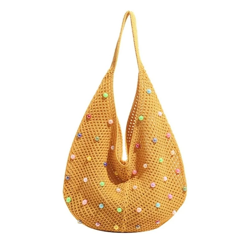 

Women Handbag Fashion Armpit Bag Aesthetic Beach Bag Crochet Shoulder Bag