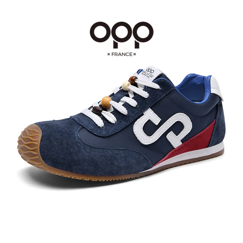 OPP Luxury New Shoes Men Running Blance Sneakers High-end 471 Genuine Leather Sports Sneakers Forest Shoes view 2