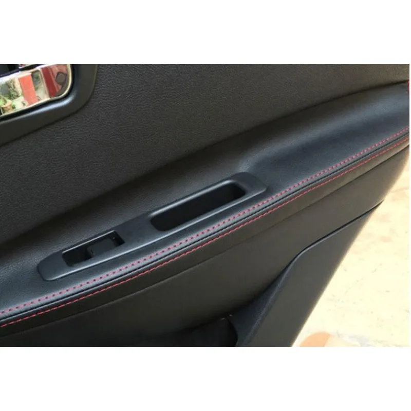 For Nissan Qashqai J10 2008 2009 2010 2011 2012 2013 Interior PU Door Armrest Surface Cover Trim Panel Guards Car Styling