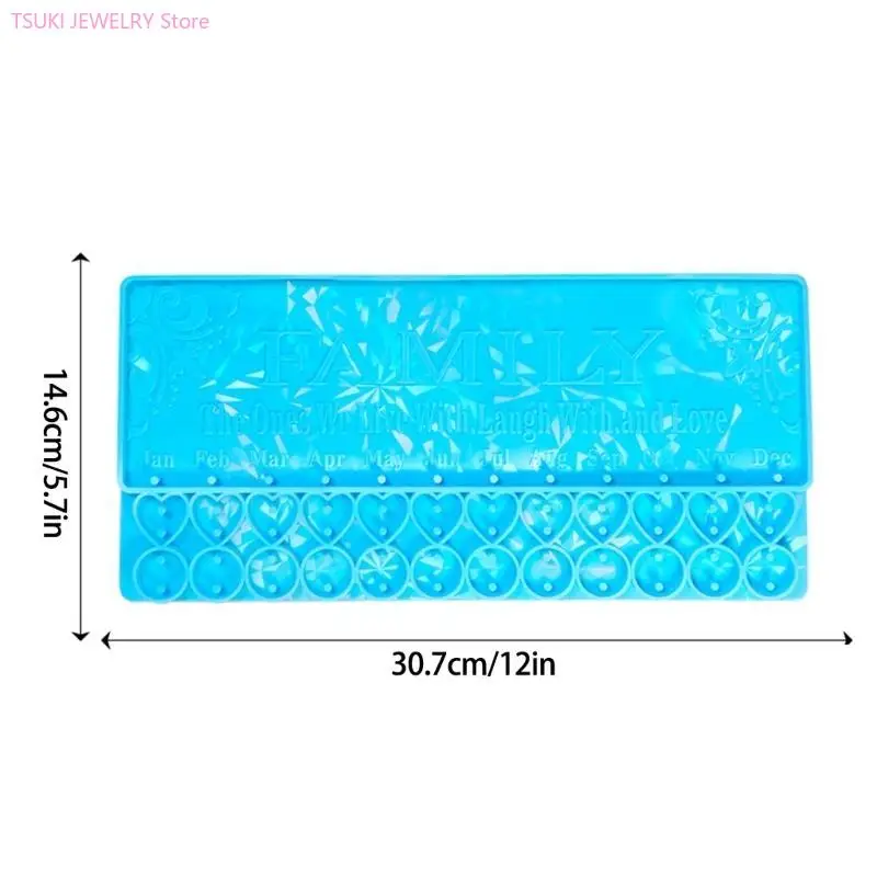 62KE DIY Craft Pendant Mould ablendans قوالب جدار السيليكون