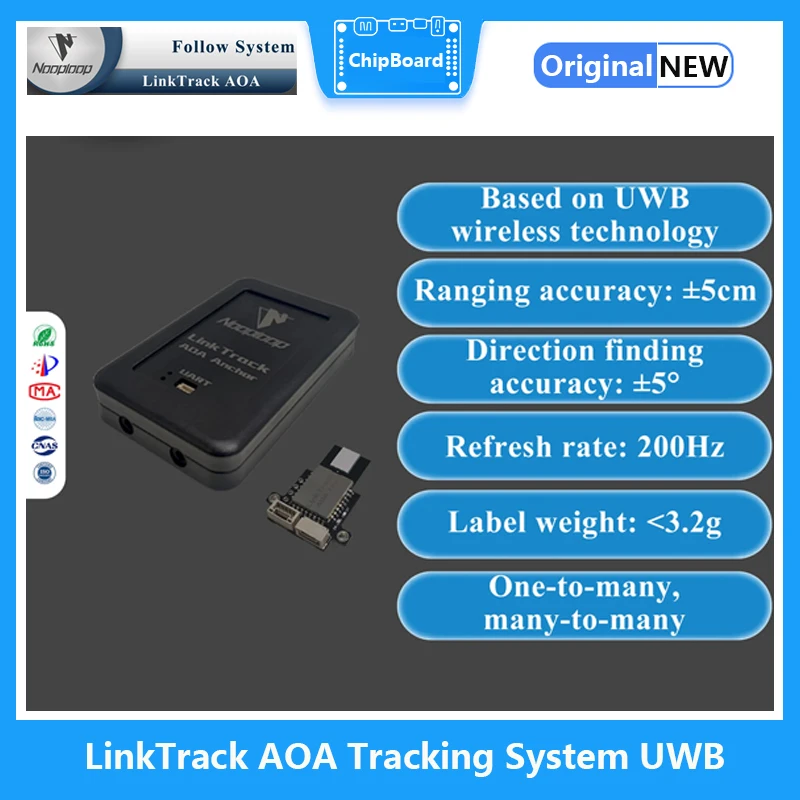 

LinkTrack AOA Tracking System UWB positioning ultra-wideband indoor ranging DOA module Nooploop