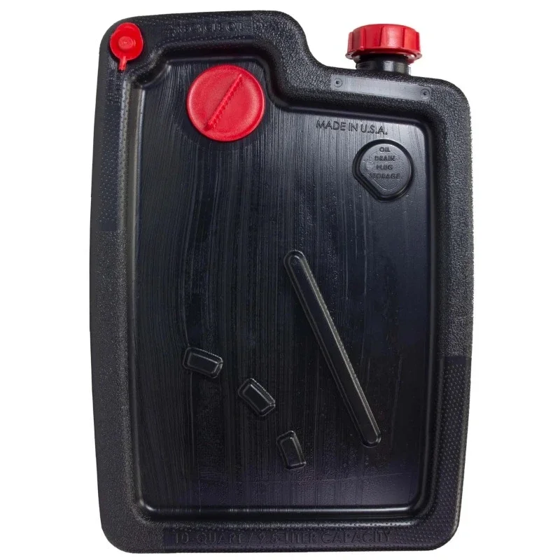 

Hot Sale.Upgraded version.10 Quart Automotive Drain Pan Container, 420013HTMI, Black.Free shipping