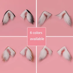 Cosplay Cat Fox Fur Ear Hair Hoops Night Party Anime Lolita Hairband Fur Cute Girl Hair Accessories Ear Hair Clip