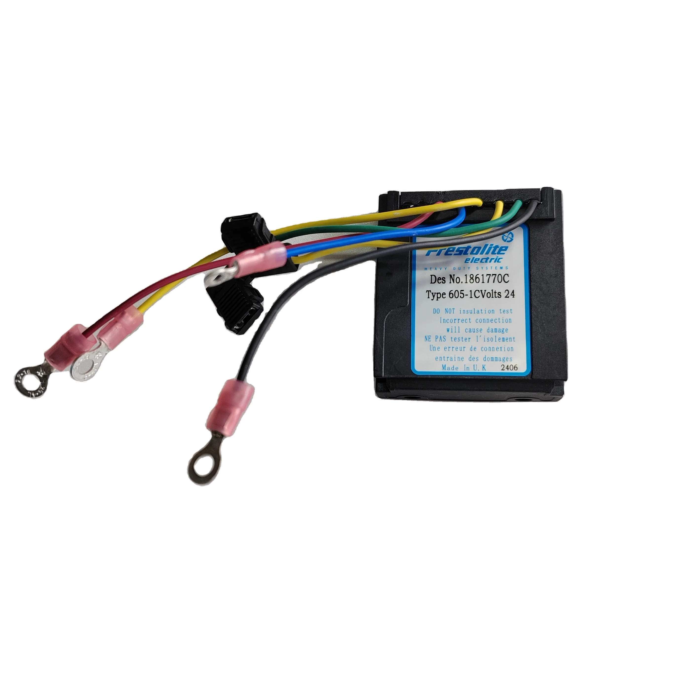 الأصلي 1861770 منظم مولد الجهد من سلسلة Prestolite 605-1c فولت 24 فولت لحافلة Yutong Higer/مولد المدرب