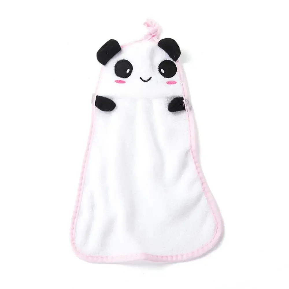 Baby Nursery Hand Towel Bath Towels Toddler Soft Plush Cartoon Animal Wipe Hanging Bathing Towel For Children kitchen Towel