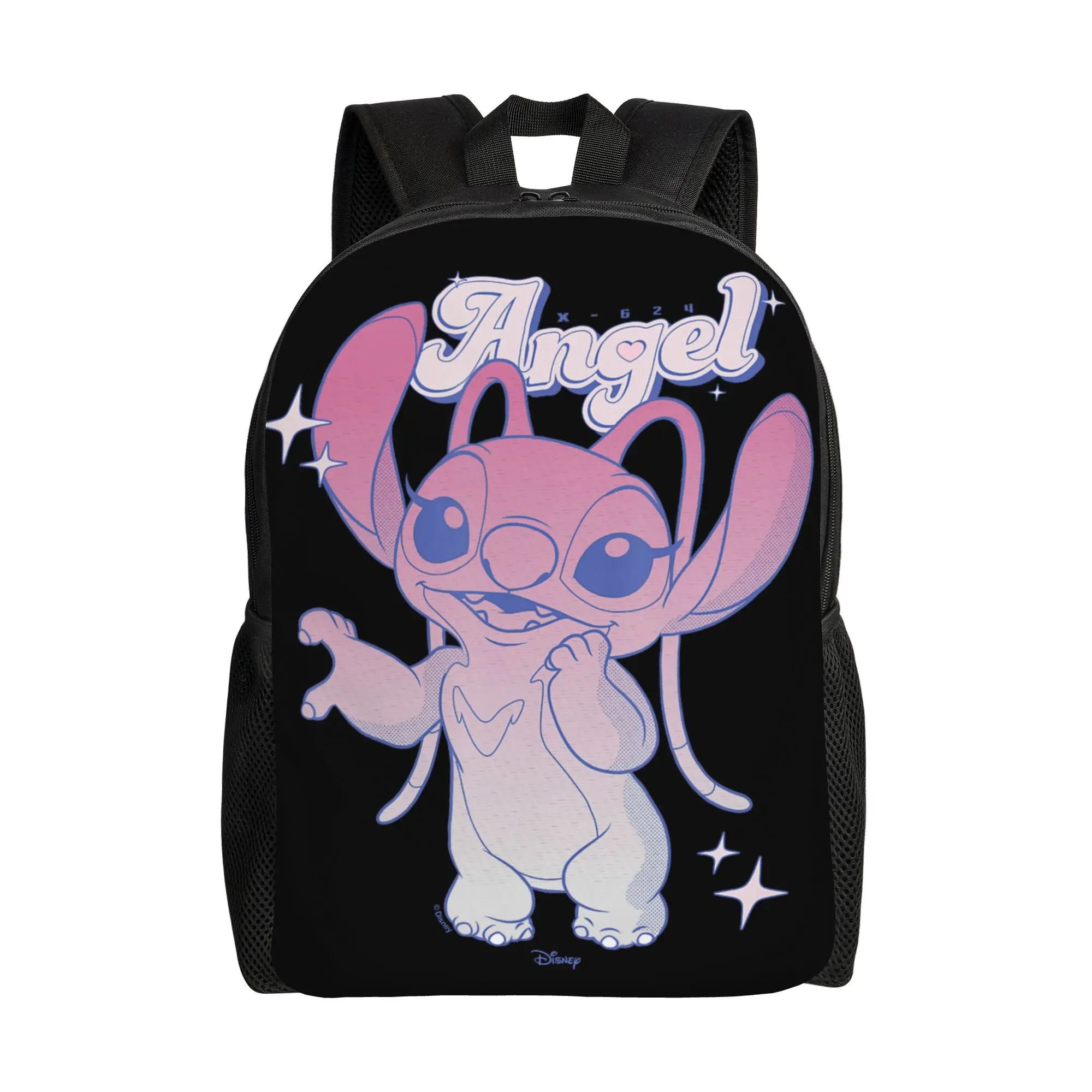 

Рюкзак Lilo Stitch Angel X-624 пастельных тонов, стильные рюкзаки для активного отдыха, женские и мужские дышащие школьные сумки на заказ, оригинальный рюкзак