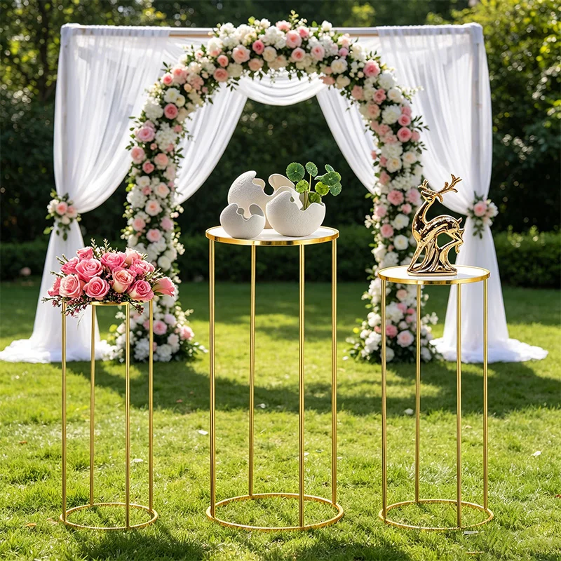 1-piece-support-de-presentation-cylindrique-en-metal-dore-polygone-rond-pour-centre-de-table-de-mariage-fete-d'anniversaire-decoration-de-vase-et-support-de-colonne