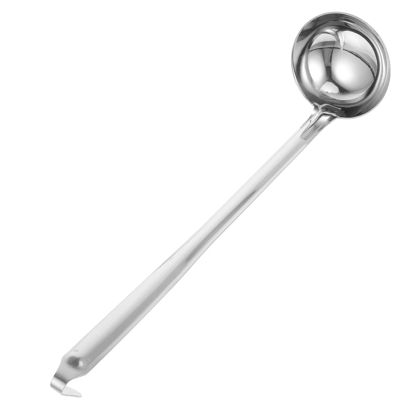

Stainless Steel Soup Ladle Deep Long Handle Cooking Spoon Heat Resistant For Serving Porridge Stew Ramen Hotpot Kitchen