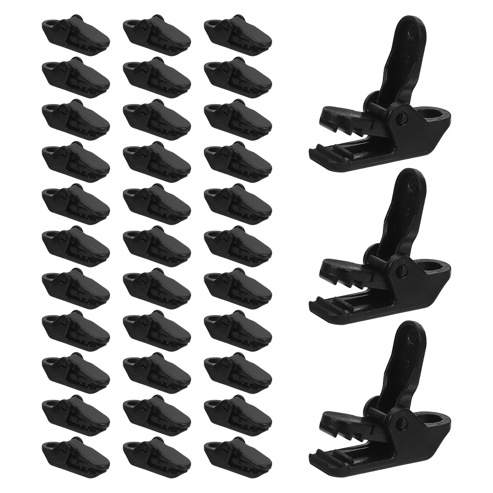 40Pcs Outdoor Tent Tarp Fastener Heavy Duty Lock Grip - Windproof for Camping Hiking Canopy Tarp Setup
