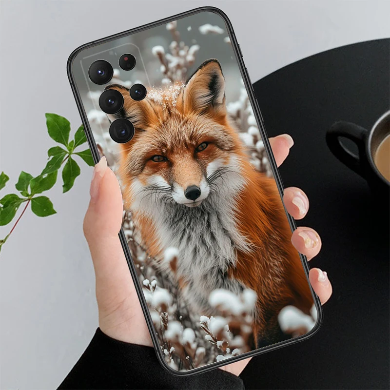 

Phone Case For Samsung A55 A16 A56 A36 A35 A15 A53 A54 A33 A34 A25 A05S A52 A52S A14 A26 A71 Cute Fox