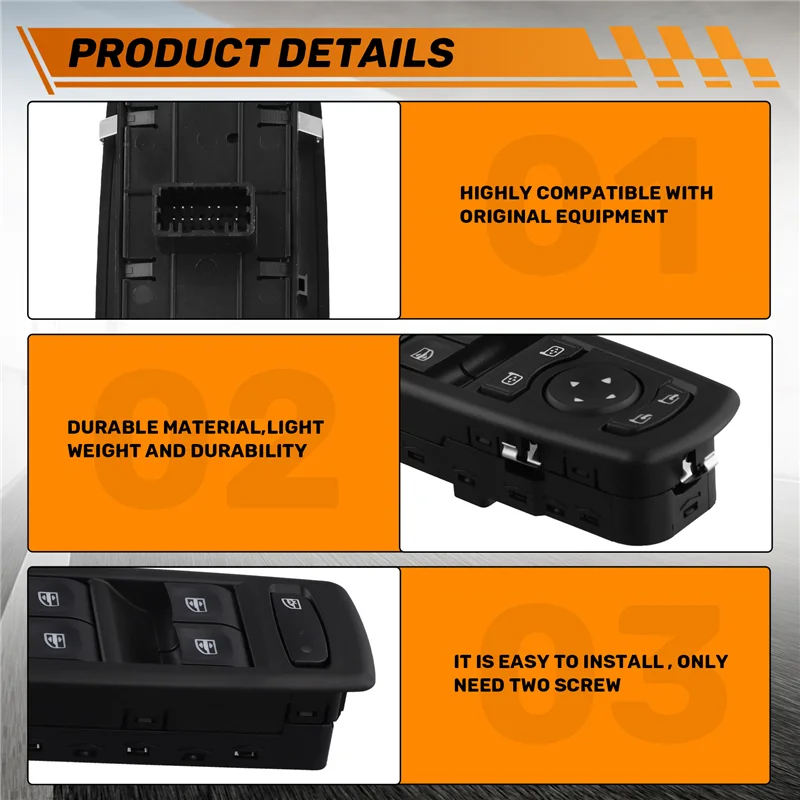 

Car Master Power Window Switch 254000015R For Renault Fluence Megane 3 2008-2016 Window Lifter Control Switch