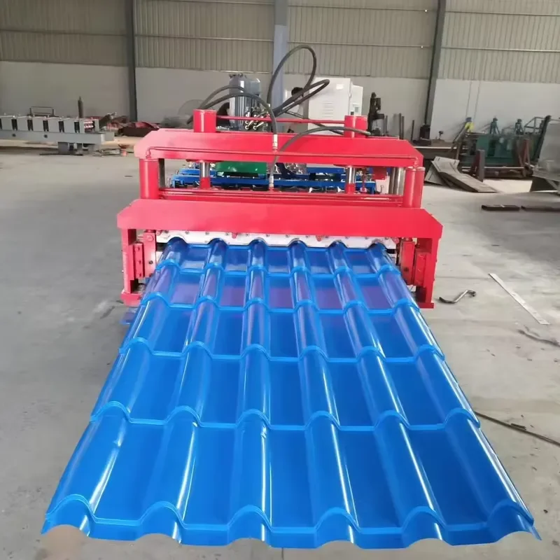 Bamboo Glazed Tile Machine Roof Tile Making Forming Machine